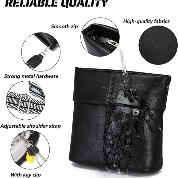 Fashionable Medium Crossbody Bag - Effortless Organization with Stylish Appeal - Picture 4 of 7